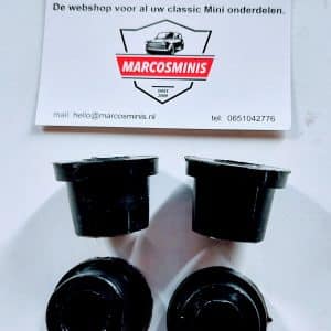 Onderste draagarm rubbers Poly Classic MINI