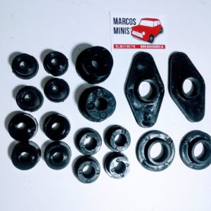 Poly rubbers tbv de ophanging. Complete set 1976-2001 classic Mini