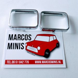 Knipperlichtomlijsting RVS classic MINI