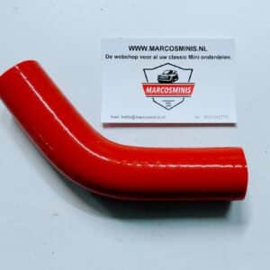 Koelwaterslang bovenste 1000cc rood silicone classic-MINI