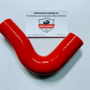 Koelwaterslang bovenste 1300cc rood silicone classic-MINI