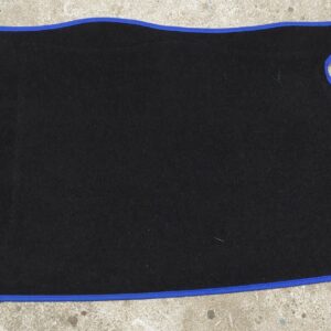 Kofferbakmat zwart met blauwe rand classic MINI