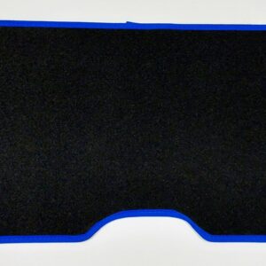 Kofferdeksel mat, zwart met blauwe rand classic-MINI