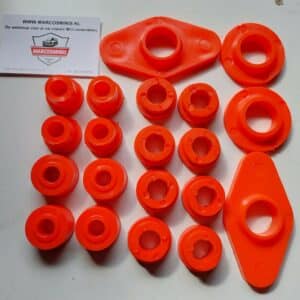 Poly rubberset tot 1976 classic-MINI