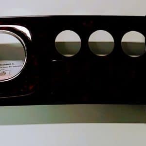 Wortelnotenhouten dashboard 3+3 kloks classic-MINI