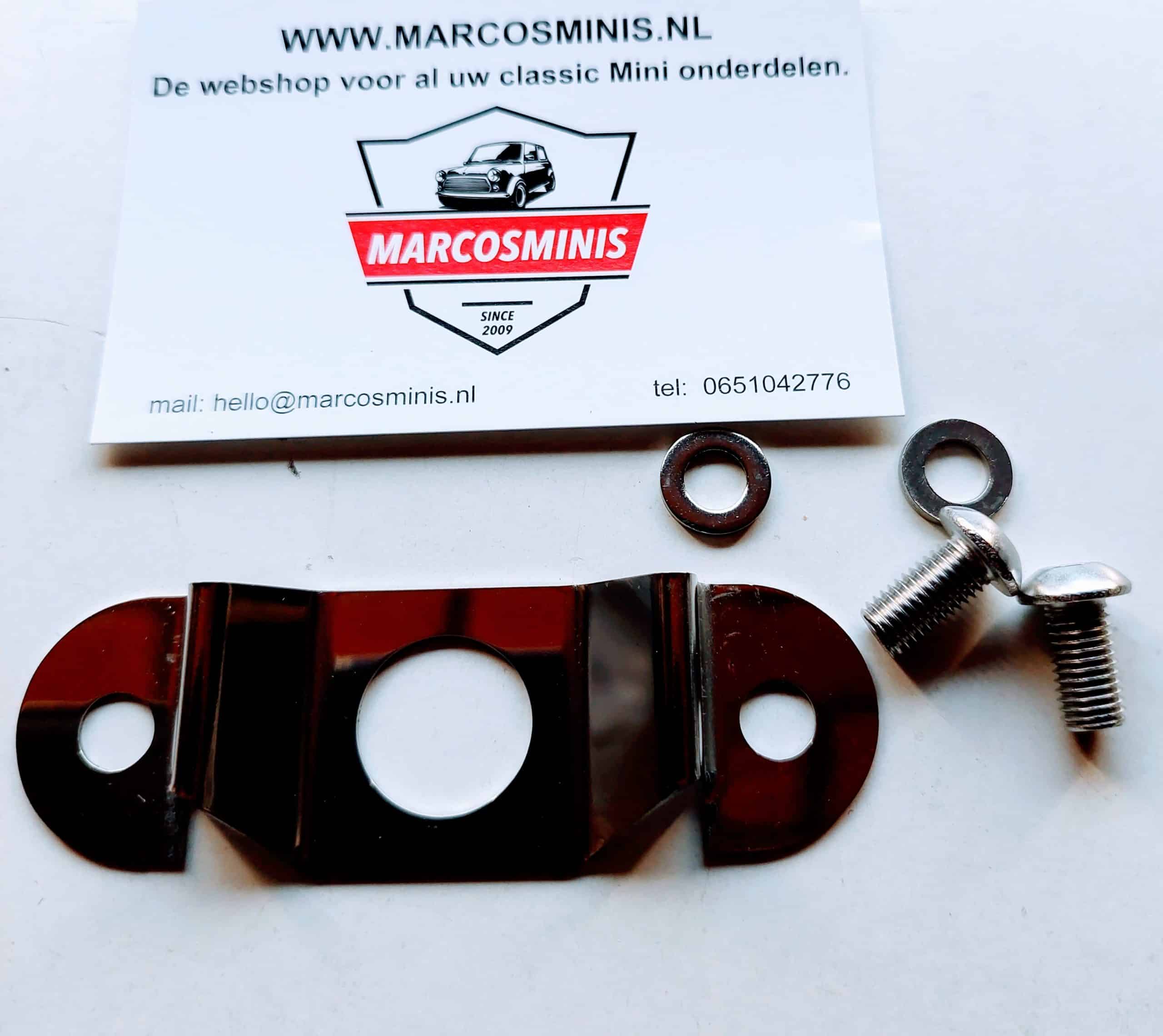 Motorkap slot plaat classic-MINI