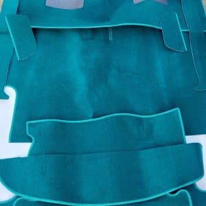 Tapijtset de luxe 12 delig groen Classic MINI