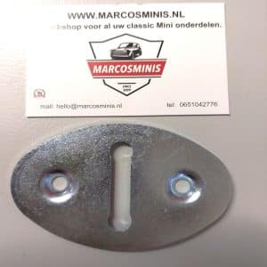 Ovale plaat deurslot classic-MINI