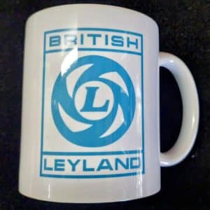 Mok met British Leyland logo