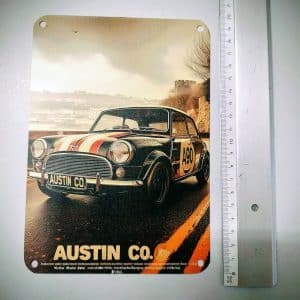Metalen Austin bord 20x10cm Austin