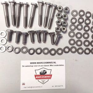 Montage set achter deuren Mini VAN/ Estate classic-MINI