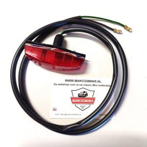 Zij knipperlicht langwerpig rood classic MINI