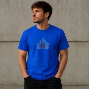 T-shirt Mini 40th Anniversary blauw XL classic-MINI